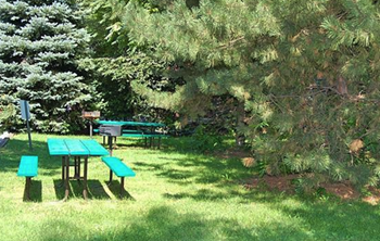 Picnic tables